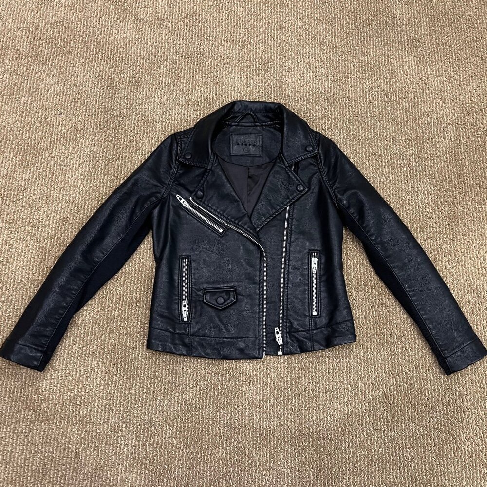 Blank NYC Girls Leather Jacket size M